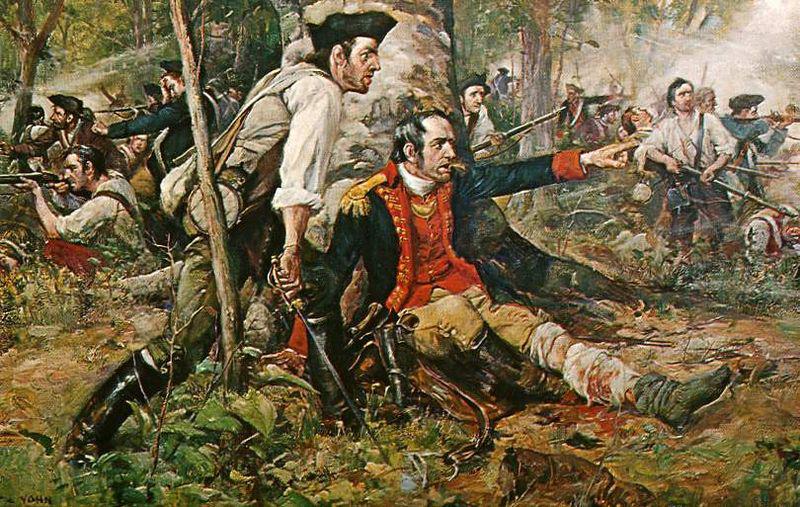 Frederick Coffay Yohn Herkimer at the Battle of Oriskany oil painting picture